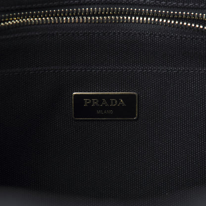 Prada Canapa Logo Tote Black 9 of 10