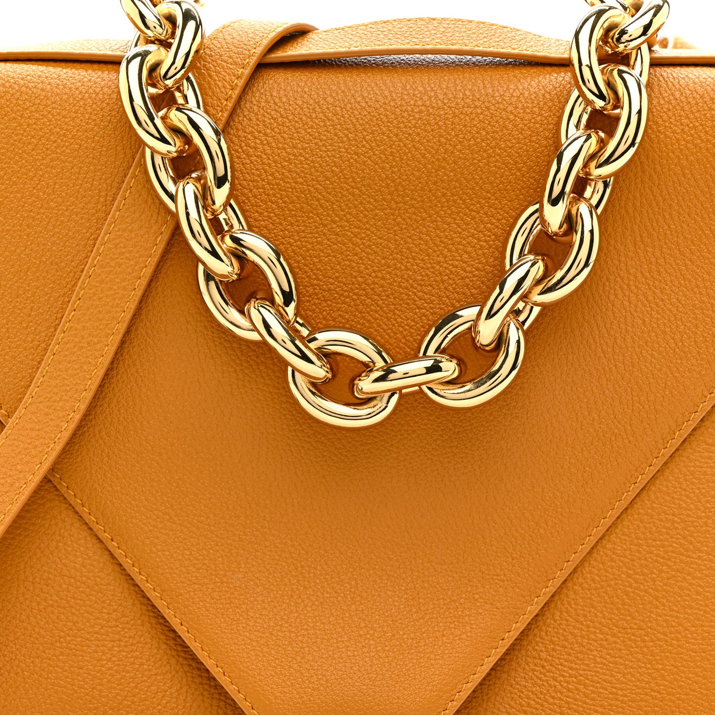 Calfskin Mount Envelope Bag Cob