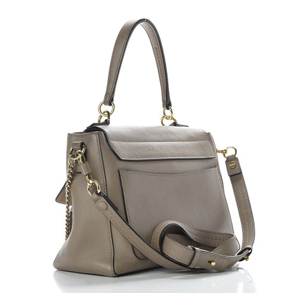 Chloe Calfskin Small Faye Day Shoulder Bag Motty Grey 3 of 17