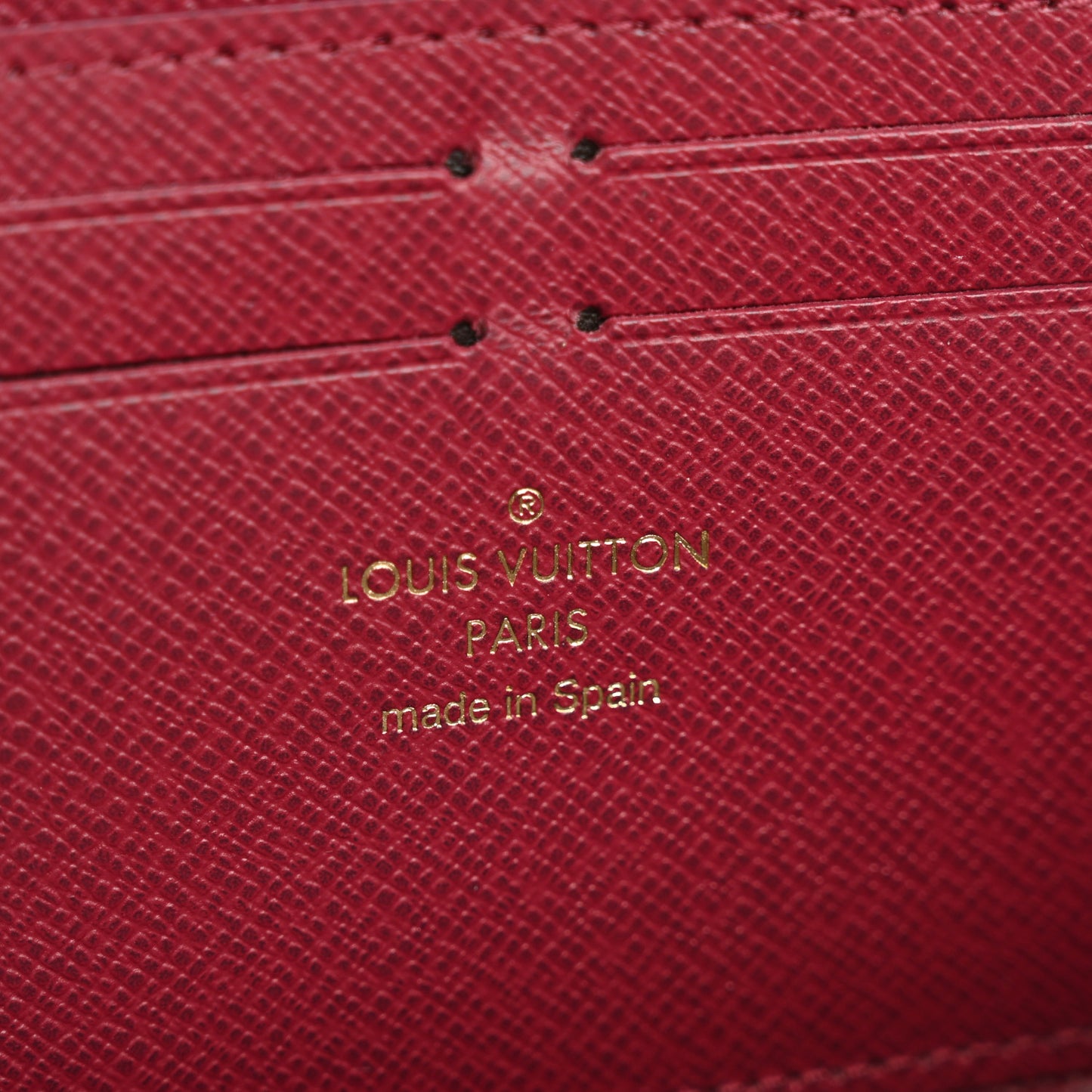 Monogram Clemence Wallet Fuchsia