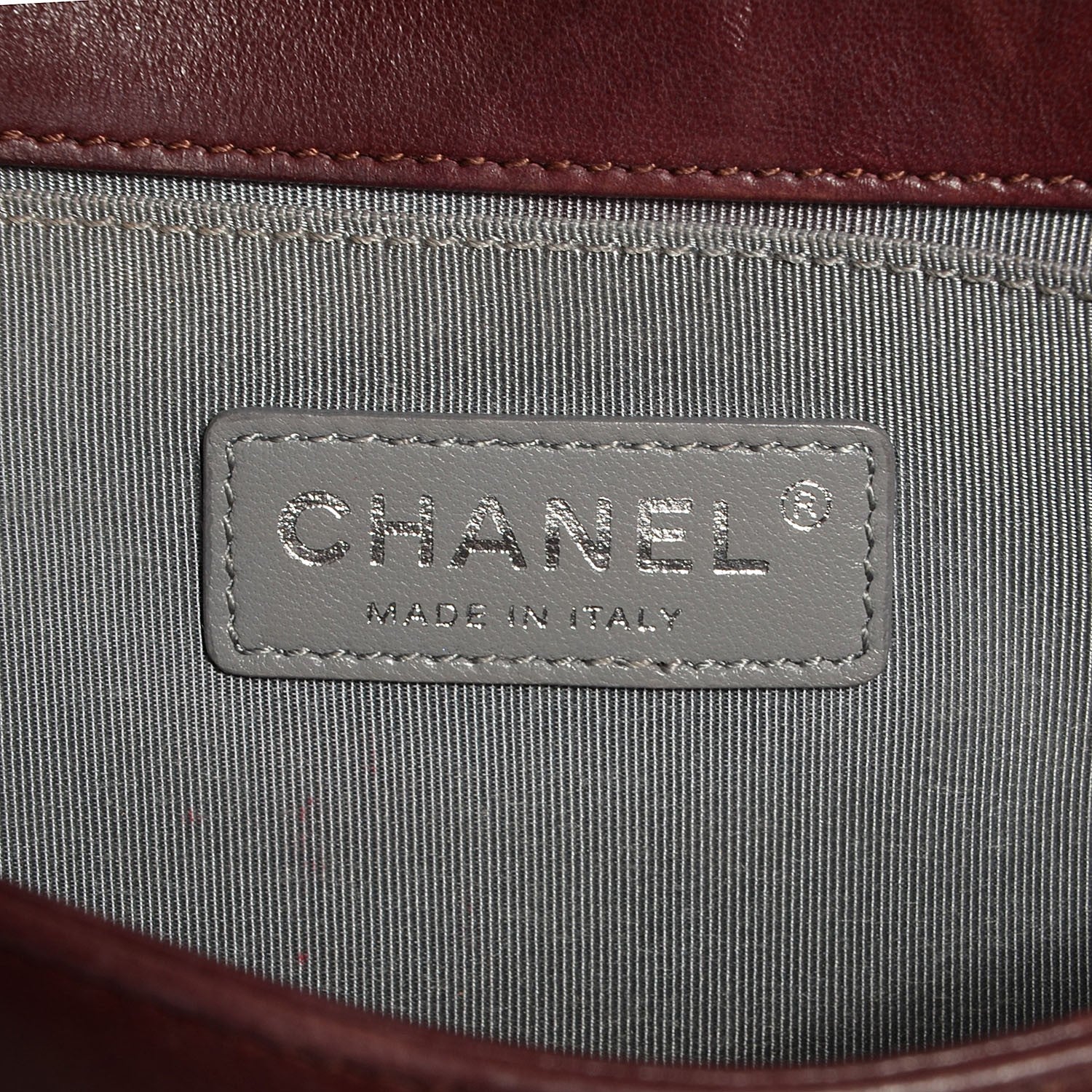 Chanel Lambskin Quilted Small Boy Flap Burgundy 6 of 8