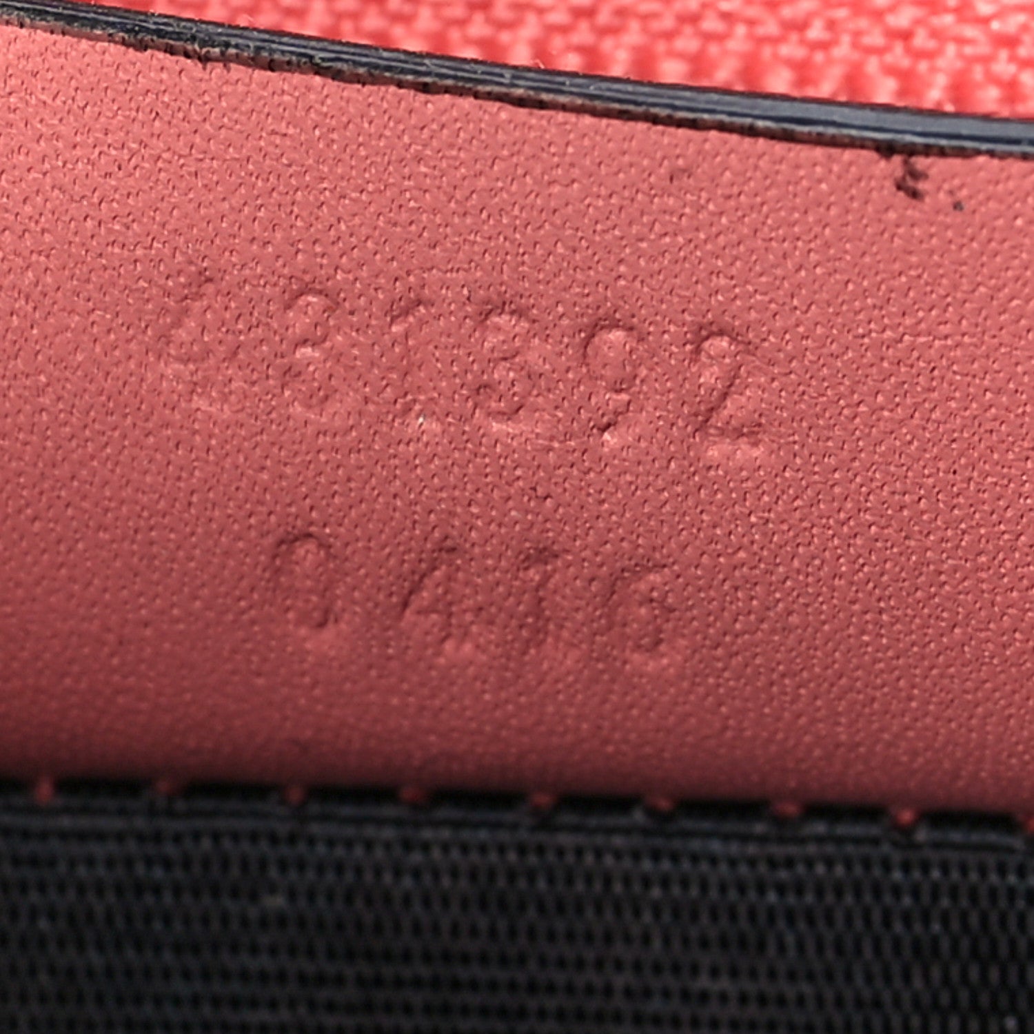 Gucci GG Supreme Monogram Embroidered Face Zip Around Wallet Pink 7 of 8