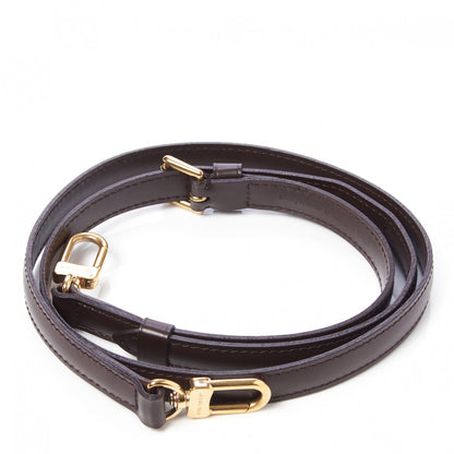 Louis Vuitton Calfskin 16mm Adjustable Shoulder Strap Brown 2 of 4