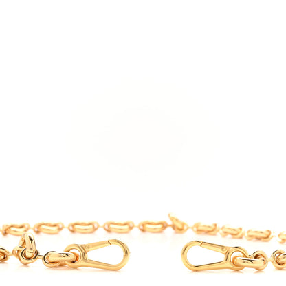 Loewe Brass Anagram Donut Chain Shoulder Strap Gold 3 of 3