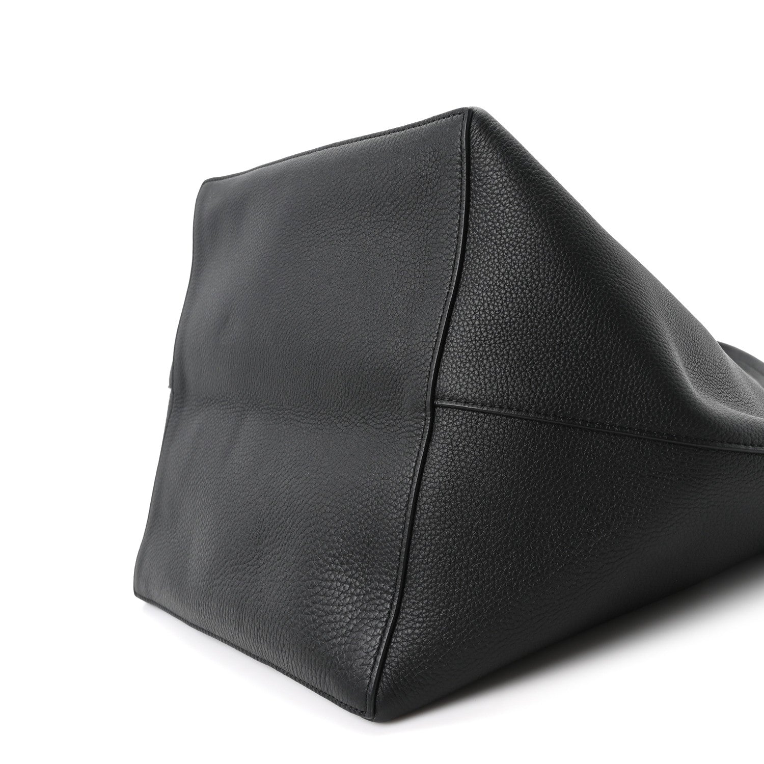 The Row Grained Calfskin Park Tote Three Black 11 of 11