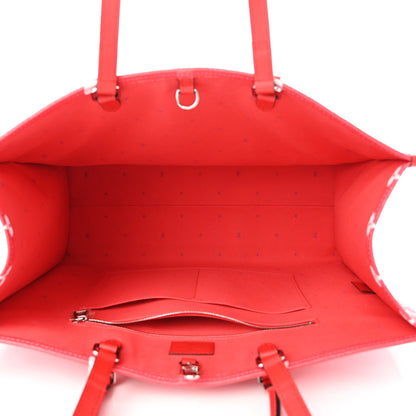 Louis Vuitton Monogram Escale Onthego GM Rouge 5 of 9