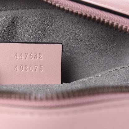 Gucci Calfskin Matelasse Small GG Marmont Chain Shoulder Bag Perfect Pink 7 of 10