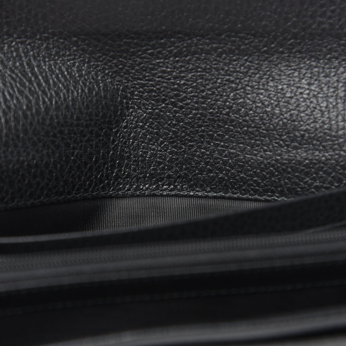 Dollar Calfskin Swing Continental Wallet Black