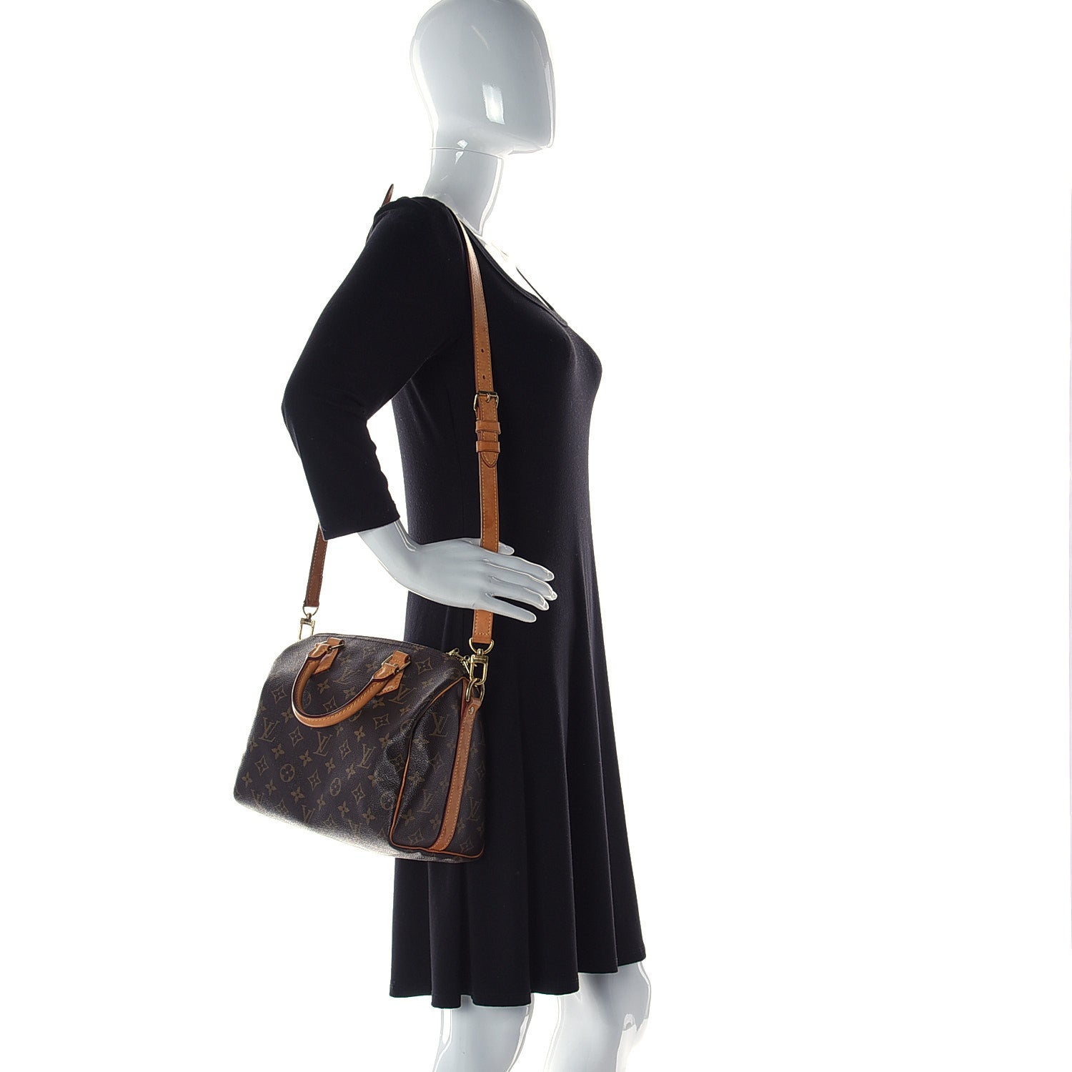 Louis Vuitton Monogram Speedy Bandouliere 25 2 of 18
