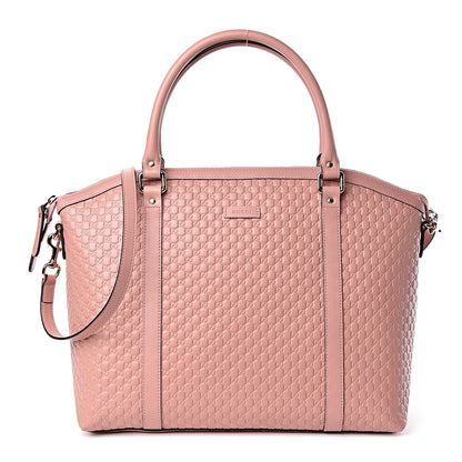 Gucci Soft Microguccissima Large Dome Satchel Soft Pink 1 of 10