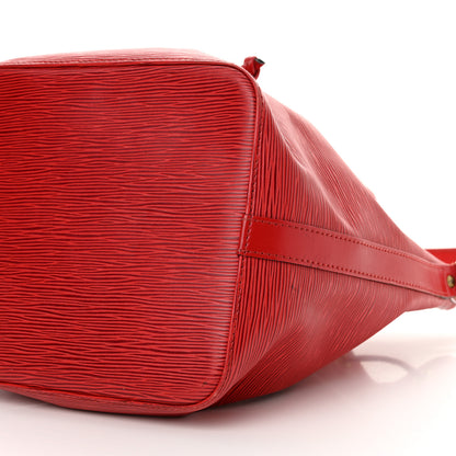 Louis Vuitton Epi Petit Noe Castillan Red 9 of 14