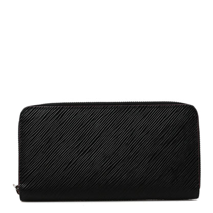 Louis Vuitton Epi Zippy Wallet Black Hot Pink 1 of 8