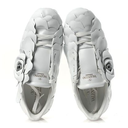 Valentino Garavani Calfskin Atelier 03 Rose Edition Sneakers 37 White 2 of 11