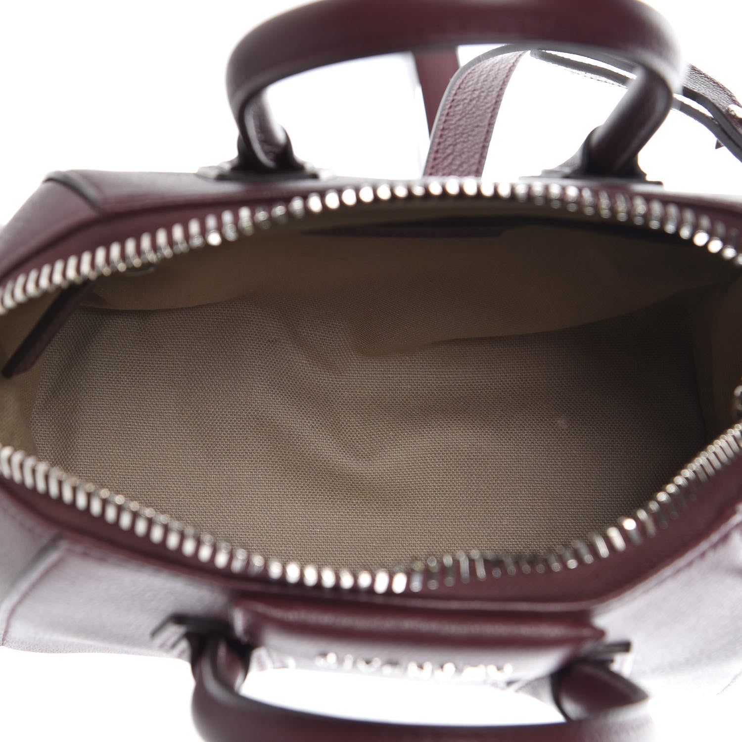 Givenchy Sugar Goatskin Mini Antigona Oxblood 7 of 9