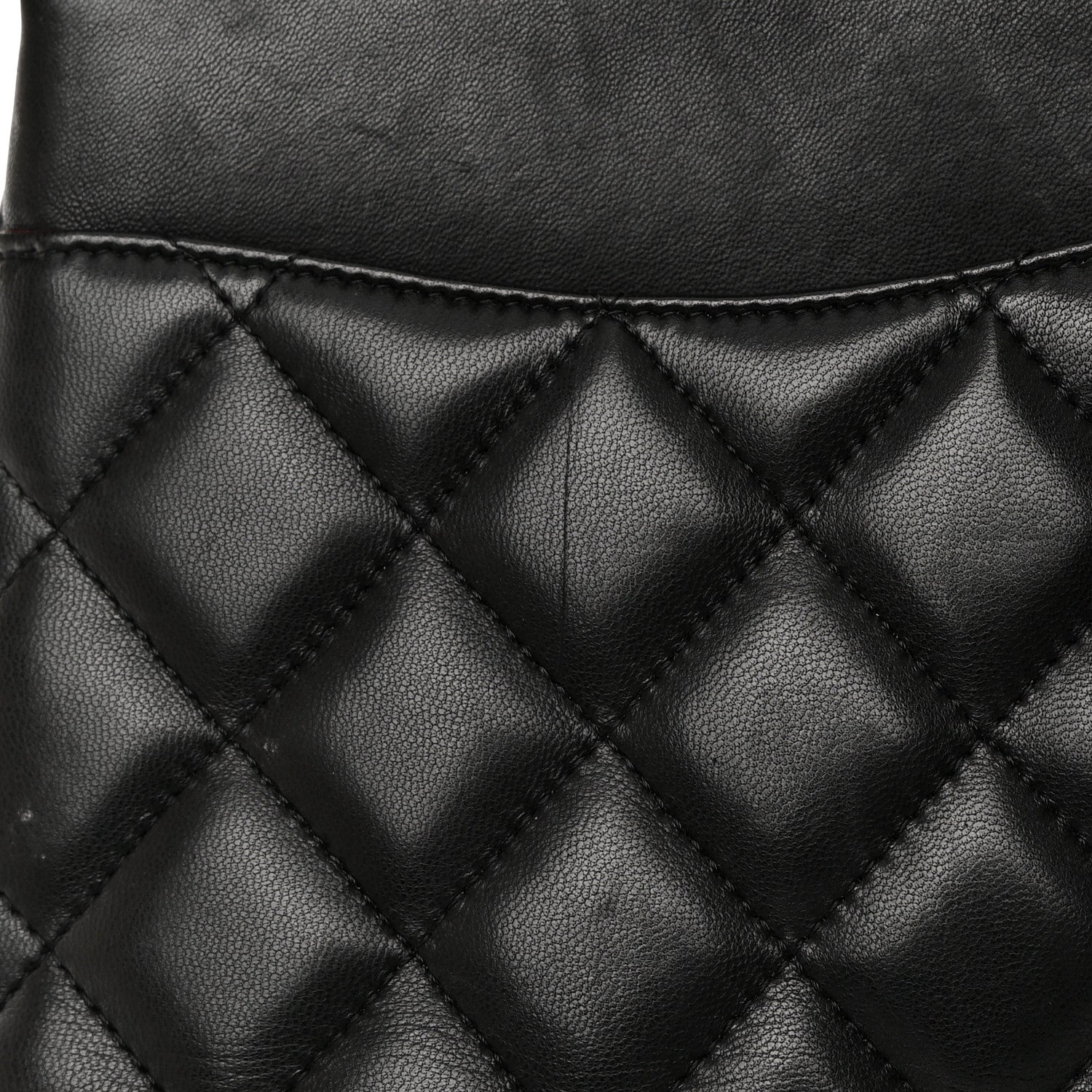 Chanel Lambskin Quilted Jumbo Double Flap Black 18 of 20