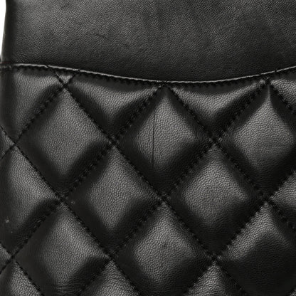 Chanel Lambskin Quilted Jumbo Double Flap Black 18 of 20