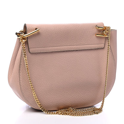 Chloe Grained Lambskin Drew Shoulder Bag Cement Pink 2 of 5