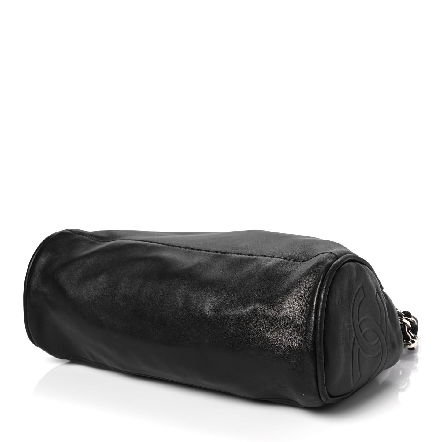 Lambskin Large Ultimate Soft Tote Black