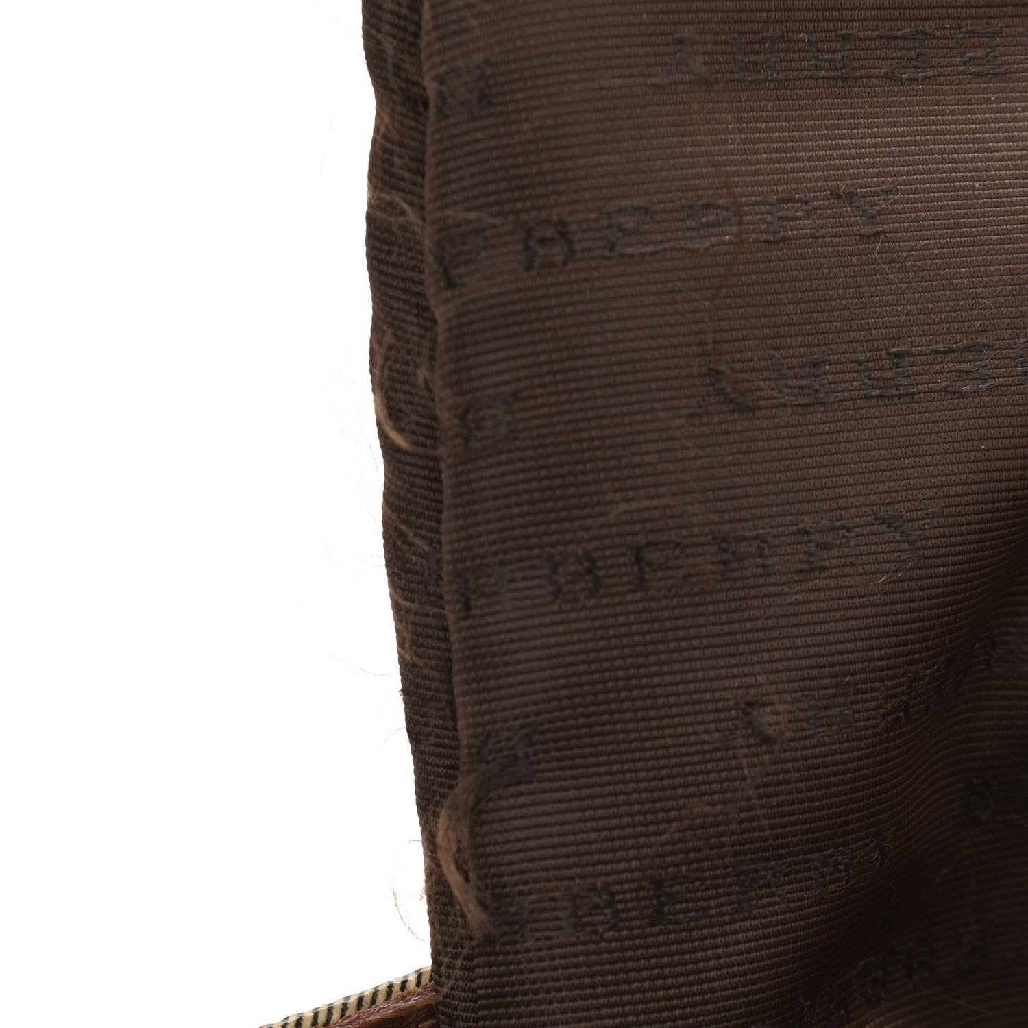 Burberry Haymarket Check Crossbody Messenger Bag Tan 11 of 14