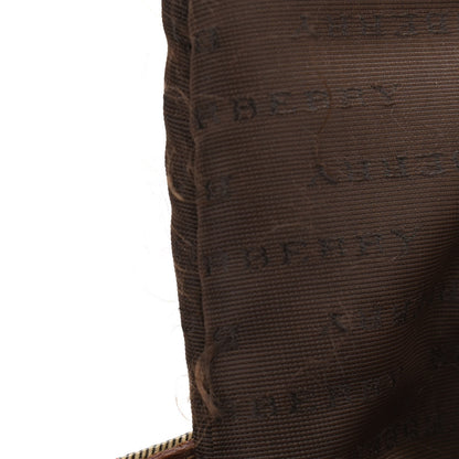 Burberry Haymarket Check Crossbody Messenger Bag Tan 11 of 14