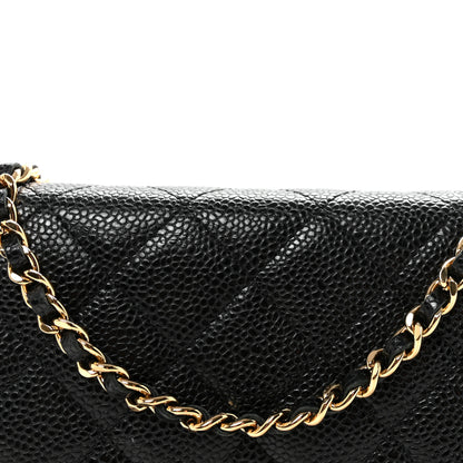 Chanel Caviar Quilted Wallet on Chain WOC Black 8 of 10