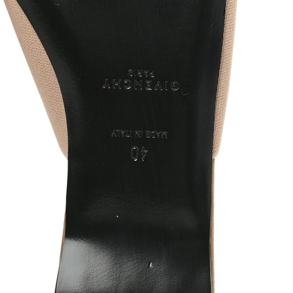 Givenchy Lambskin Bedford Logo Mule Slides 40 Beige 6 of 7