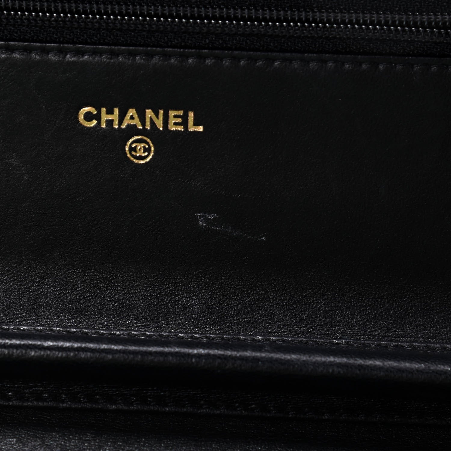 Chanel Lambskin Quilted Boy Wallet On Chain WOC Black 5 of 7