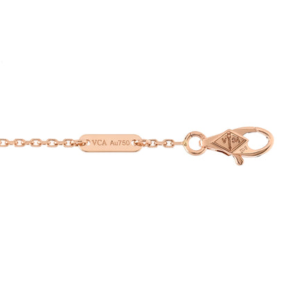Van Cleef & Arpels 18K Rose Gold Ruby Mini Frivole Bracelet 3 of 5