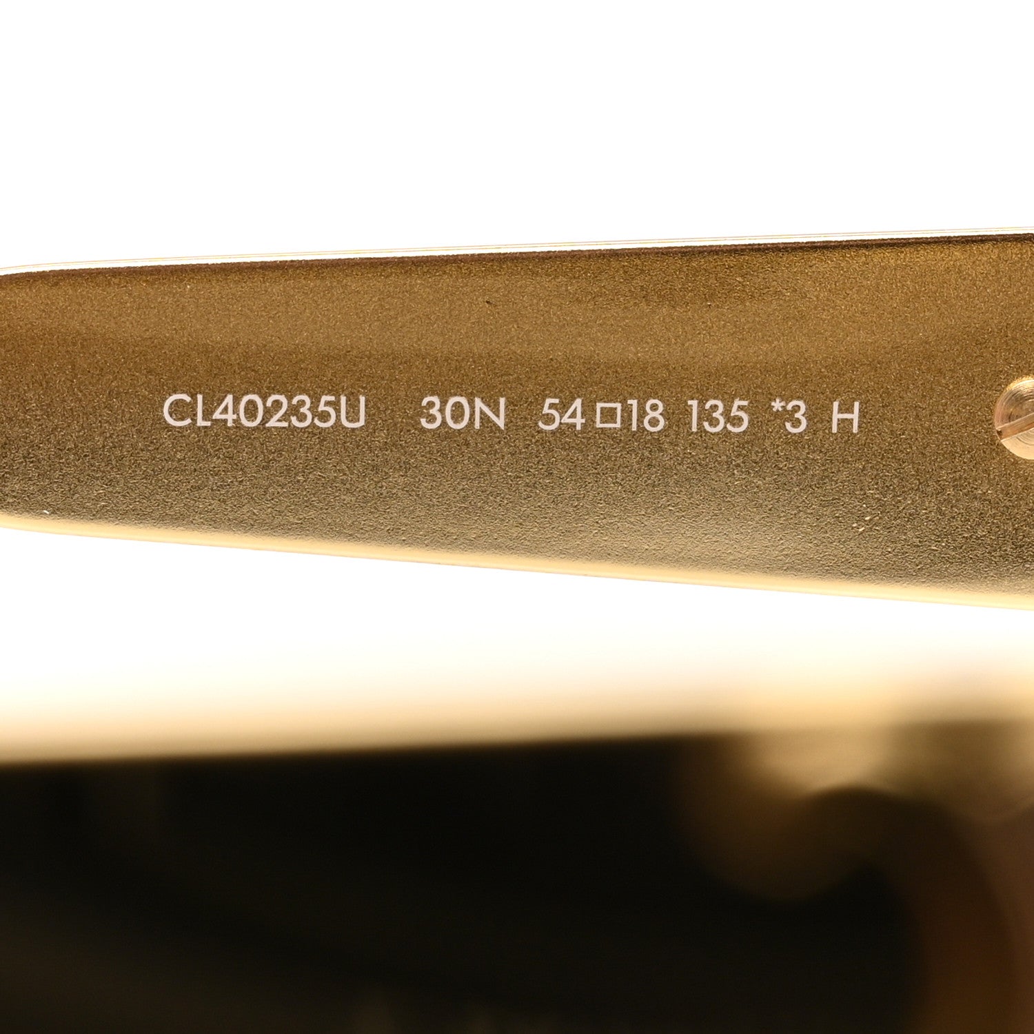 Celine Metal Triomphe 01 Sunglasses CL40235U Gold Green 5 of 7