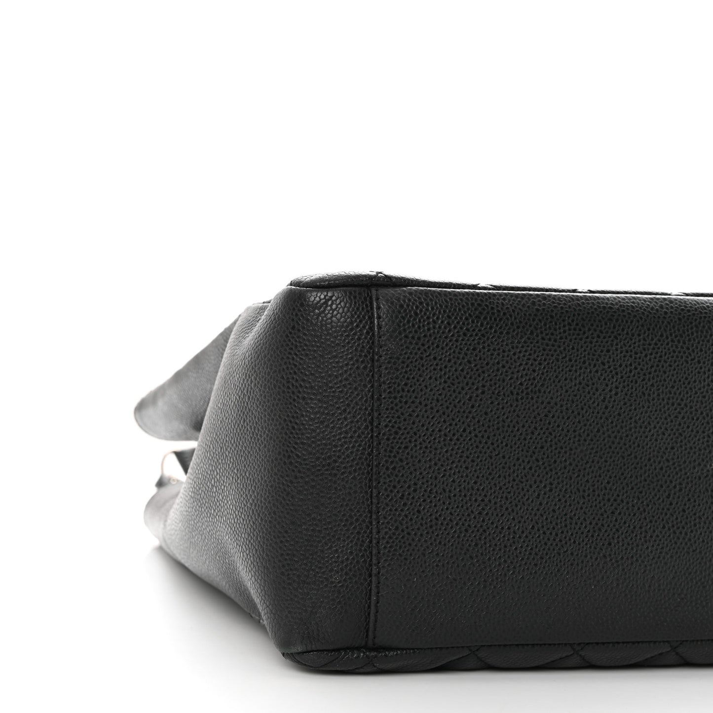 Caviar Quilted Grand Shopping Tote GST Black