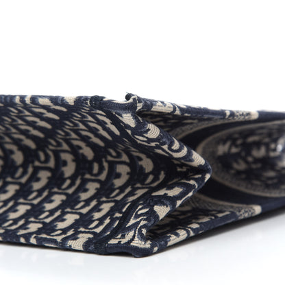 Christian Dior Oblique Medium Book Tote Blue Multicolor 7 of 11