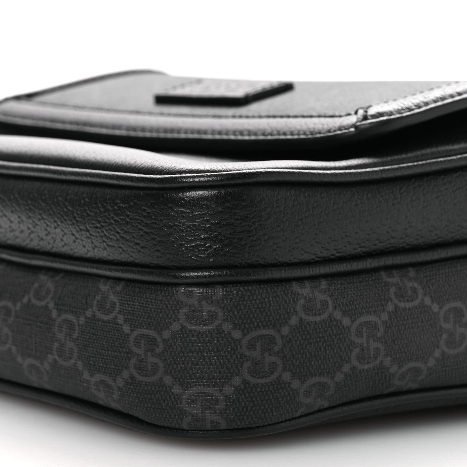 Gucci GG Supreme Monogram Small Crossbody Bag Black 10 of 11