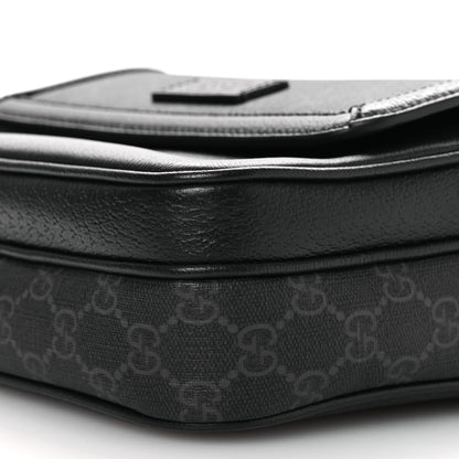 Gucci GG Supreme Monogram Small Crossbody Bag Black 10 of 11