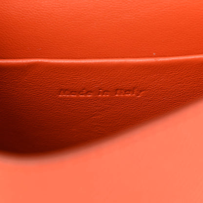 Celine Grained Calfskin Small Trotteur Carnelian 7 of 8