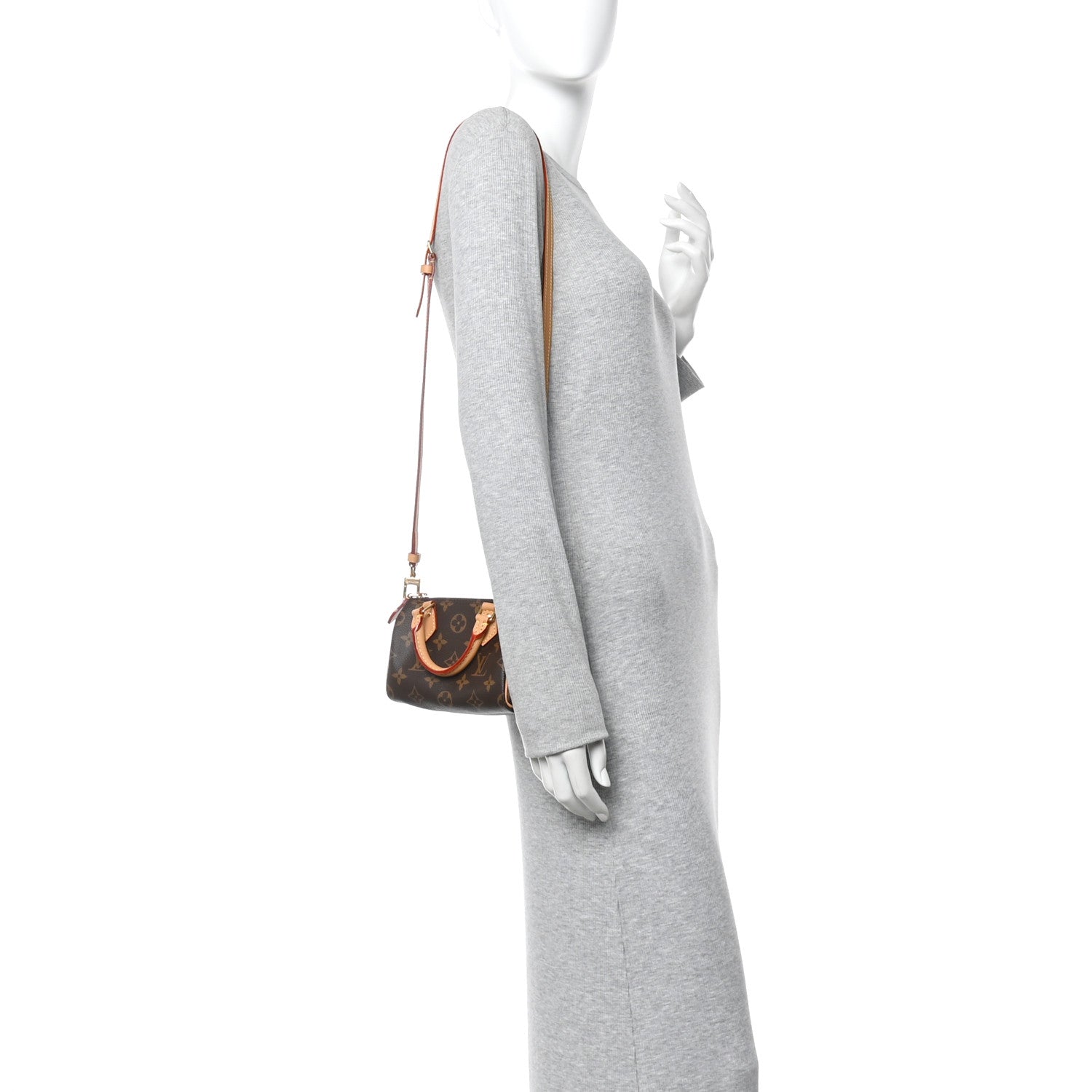 Louis Vuitton Monogram Nano Speedy Bandouliere 2 of 10