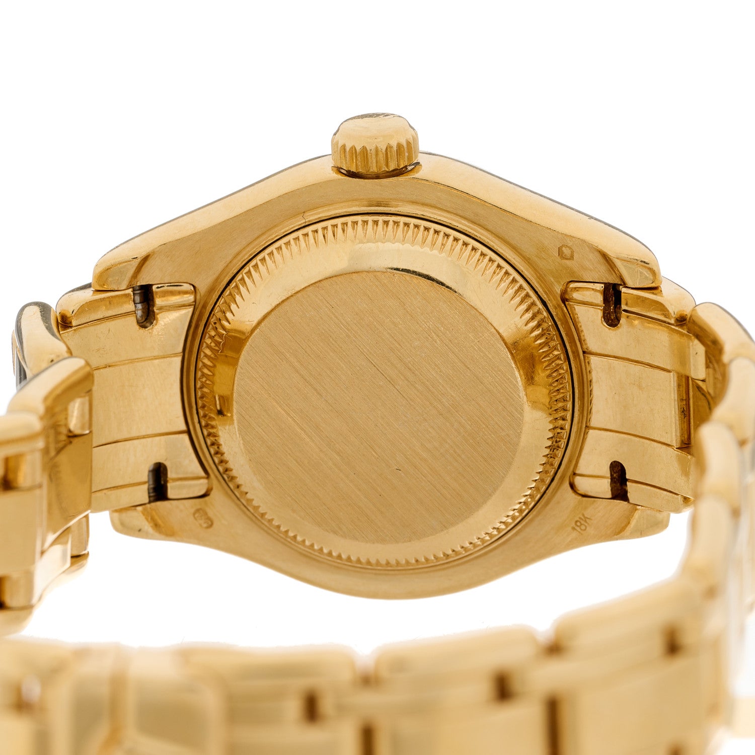 Rolex 18K Yellow Gold Diamond 29mm Pearlmaster Datejust Watch Red Gradient 69298 4 of 5