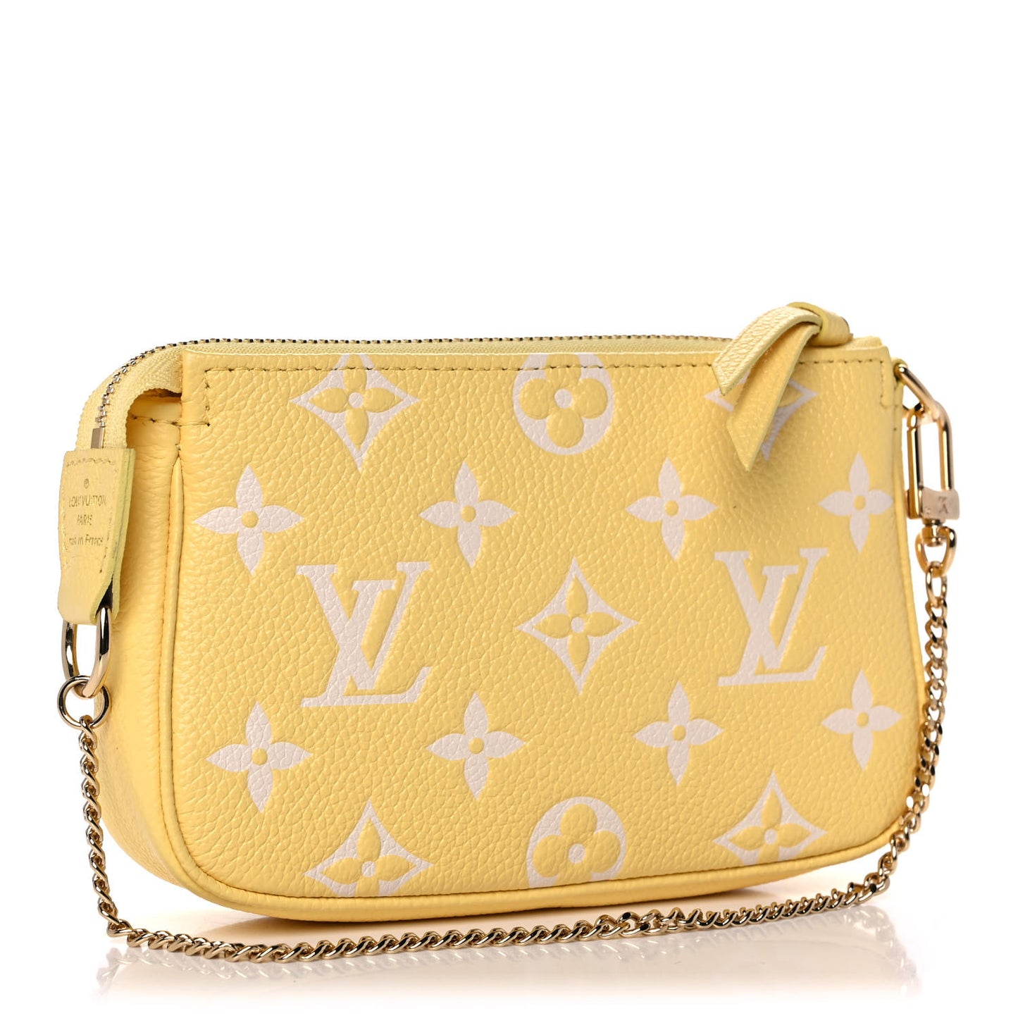 Empreinte Monogram Mini Pochette Accessories Lemon Curd Yellow