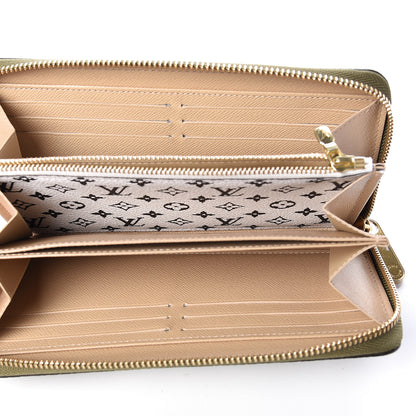 Louis Vuitton Monogram Giant Zippy Wallet Kaki White 5 of 7