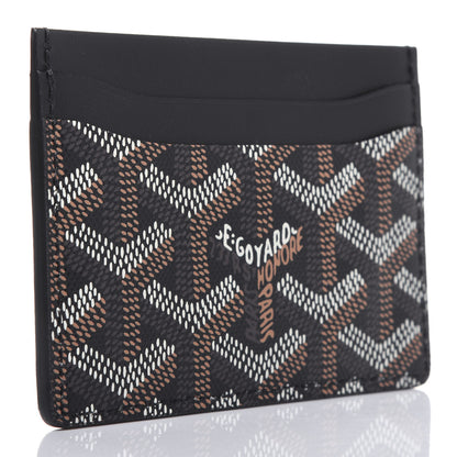 Goyard Goyardine Saint Sulpice Card Holder Black 3 of 9