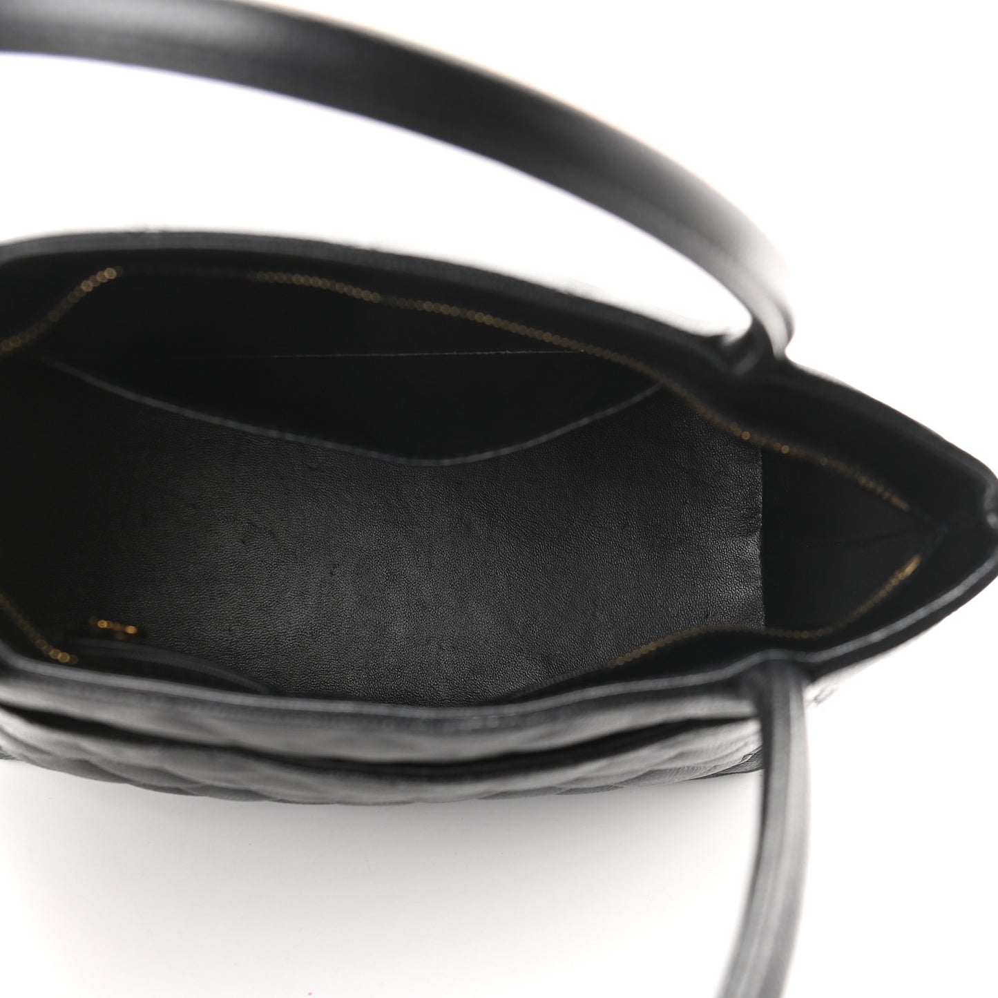 Caviar Quilted Medallion Tote Black