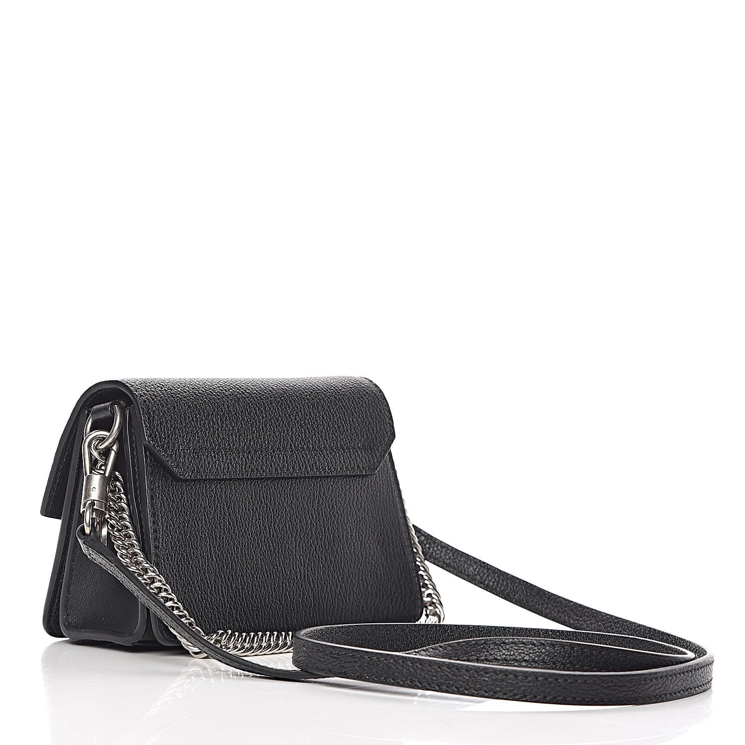 Givenchy Goatskin Mini GV3 Shoulder Bag Black 3 of 10