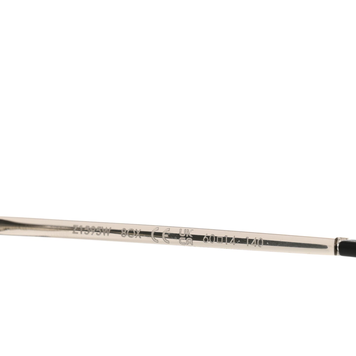 Metal Monogram Clockwise Sunglasses Z1595E Black