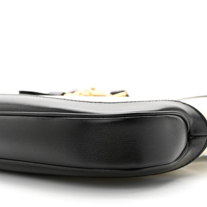 Gucci Boarded Dyana Lux Calfskin Bi-Color Small Jackie 1961 Hobo Mystic White Black 10 of 11