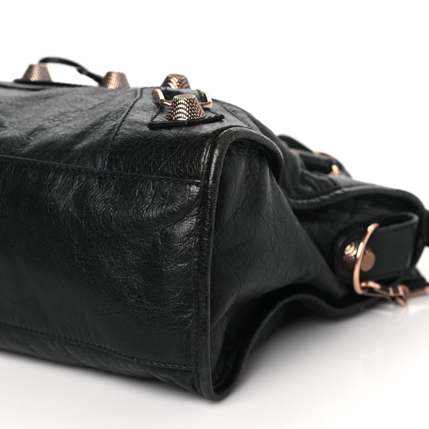 Agneau Giant 21 Rose Gold Hardware City Anthracite