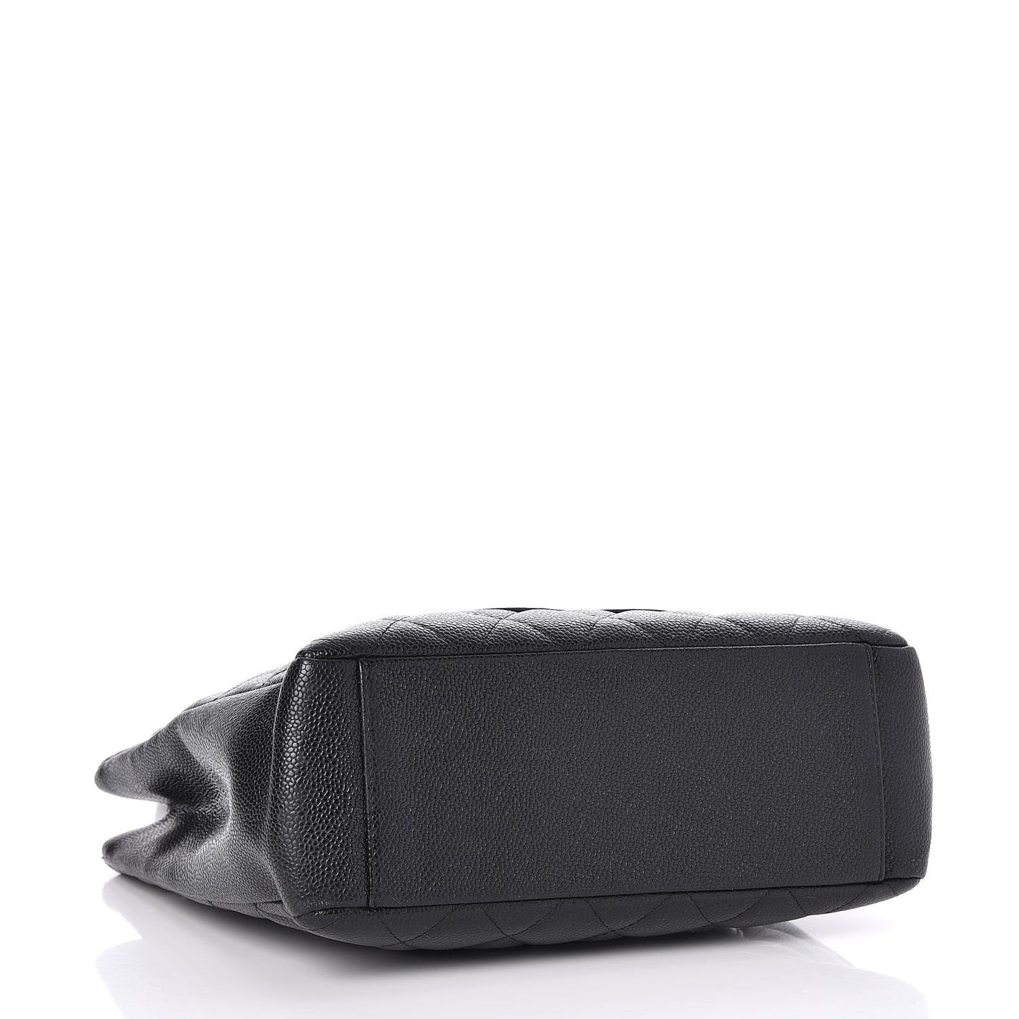 Caviar Quilted Petit Shopping Tote PST Black