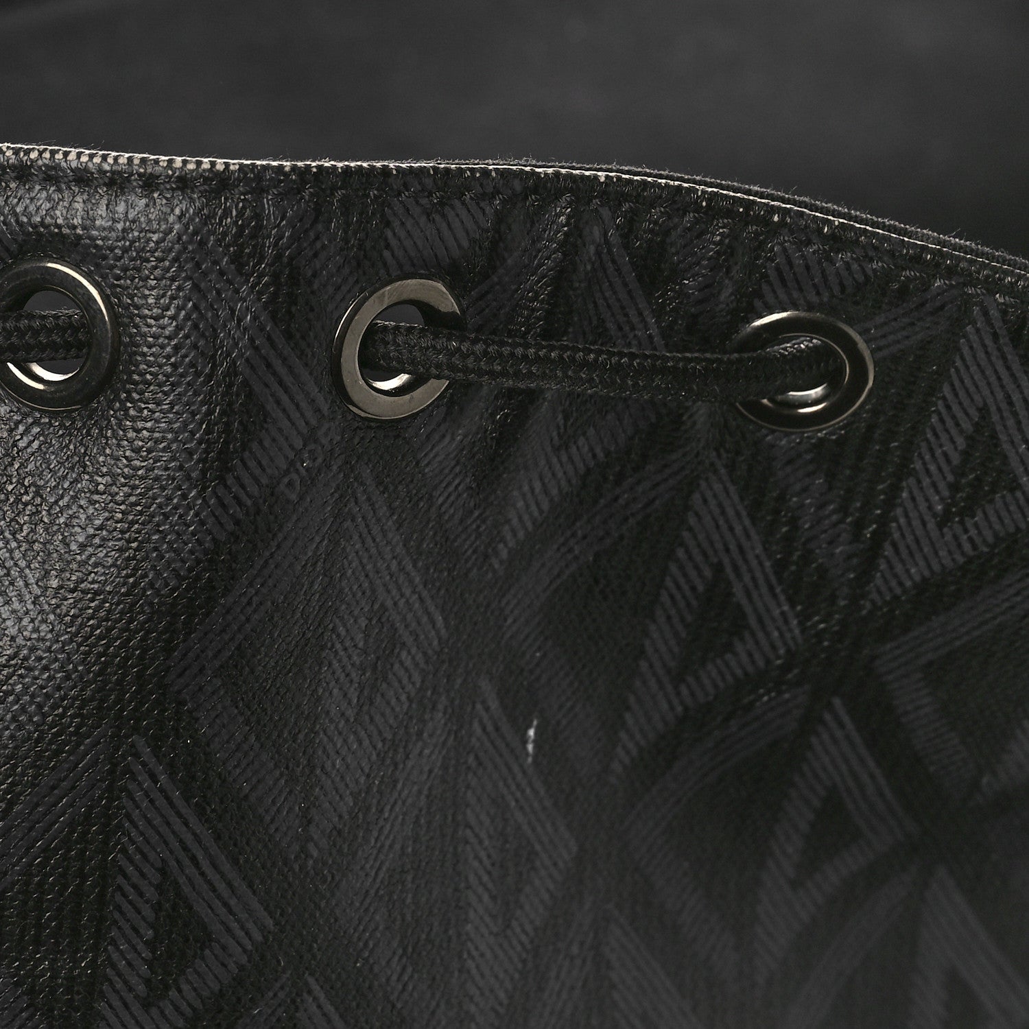 Christian Dior Canvas CD Diamond Hit The Road Backpack Black 11 of 15