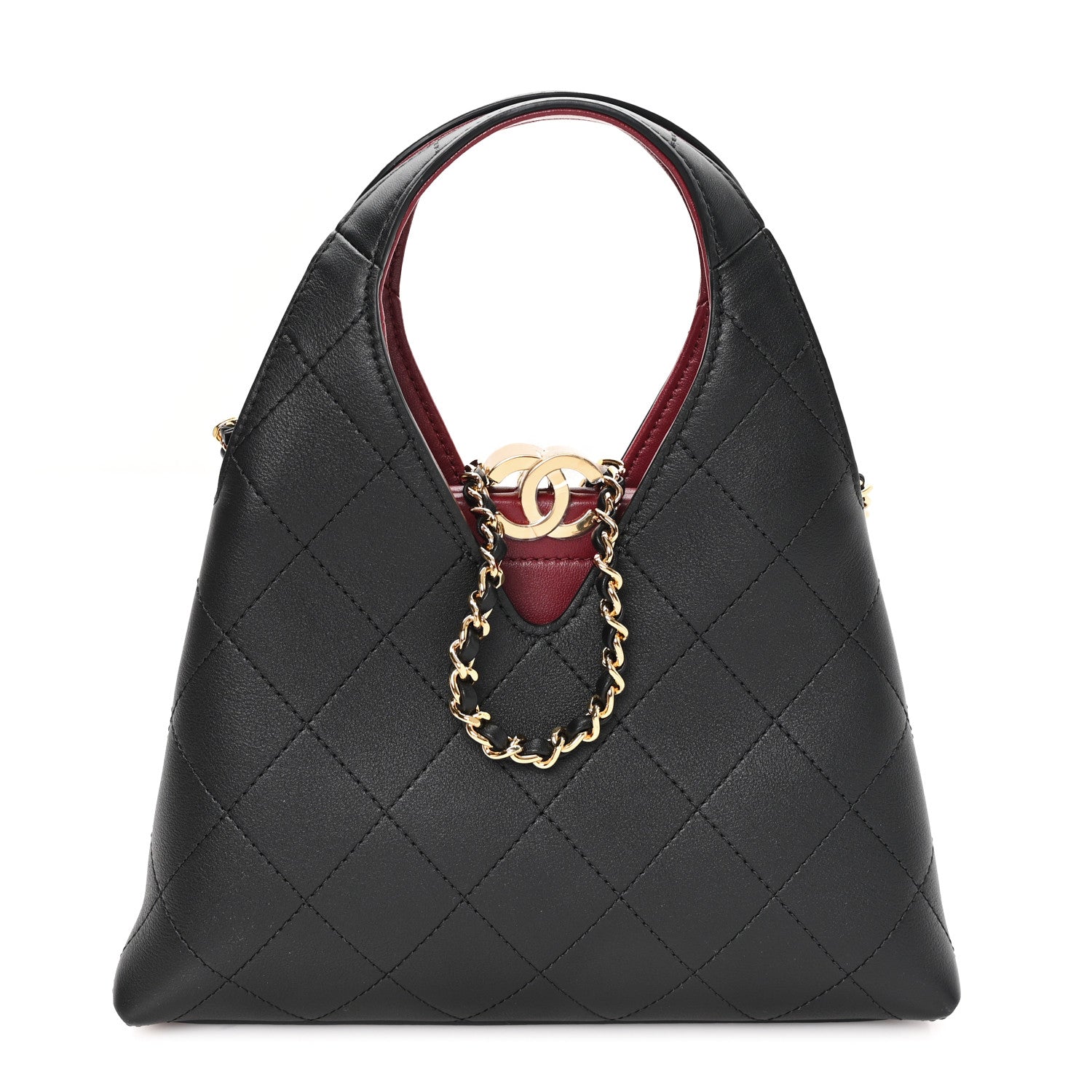 Chanel Calfskin Chic Lady Small Shopping Tote Black 1 of 11