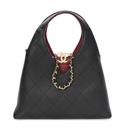 Chanel Calfskin Chic Lady Small Shopping Tote Black 1 of 11
