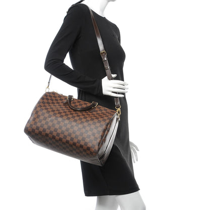 Louis Vuitton Damier Ebene Speedy Bandouliere 35 2 of 11