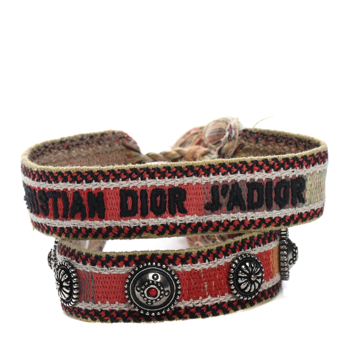 Woven Cotton J'Adior Friendship Bracelet Set Multicolor